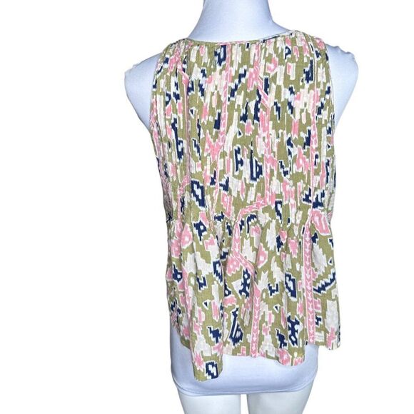 Anthropologie Maeve ikat womens tank 10 - Picture 4 of 7